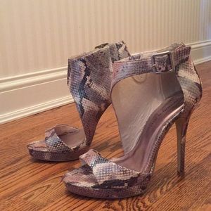 Snakeskin Heels